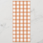 Pumpkin-Erntedank Menükarte (Rückseite)