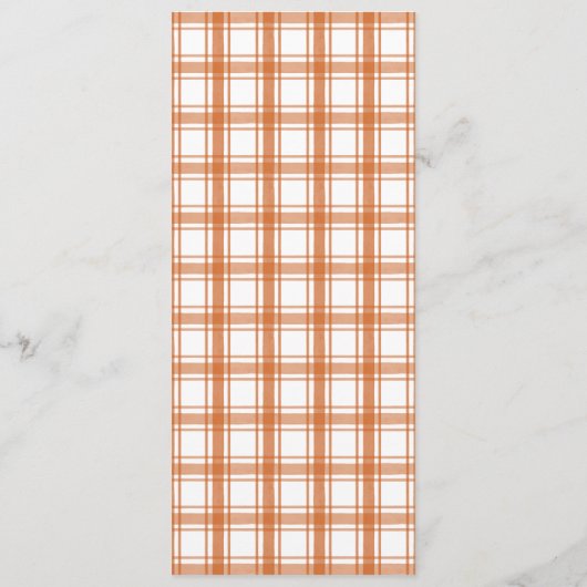 Pumpkin-Erntedank Menükarte (Rückseite)