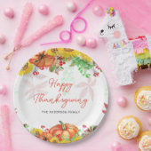 Pumpkin-Erntedank-Papierplatte Pappteller (Party)