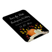 Pumpkin/Erntedank Wedding /Save the Date/ Blk Magnet (Rechte Seite)
