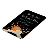 Pumpkin/Erntedank Wedding /Save the Date/ Blk Magnet (Linke Seite)