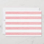 Pumpkin Erste Geburtstagseinladung für Mädchen mit Einladung (Rückseite)