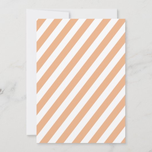 Pumpkin Erste Geburtstagsparty Einladung (Rückseite)