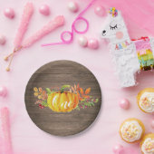 Pumpkin Erster Geburtstag Russe Herbst Herbst Pappteller (Party)