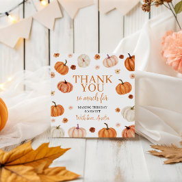 Pumpkin Erster Geburtstag Vielen Dank Tag Geschenkanhänger