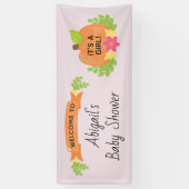 Pumpkin Es ist eine Mädchen-Babydusche Banner (Vertikal)