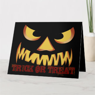 Pumpkin Face 2 Karte