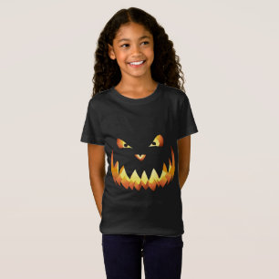 Pumpkin Face 4 für Halloween T-Shirt