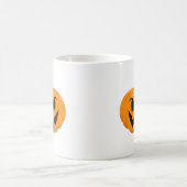 Pumpkin Face Beängstigend Halloween Kaffeetasse (Mittel)