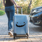 Pumpkin Face Carving Halloween Funny Smile Aufkleber (Koffer Insitu)