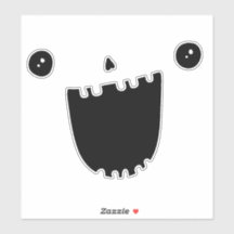 Pumpkin Face Carving Halloween Funny Smile