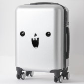 Pumpkin Face Carving Halloween Funny Smile Aufkleber (Koffer)