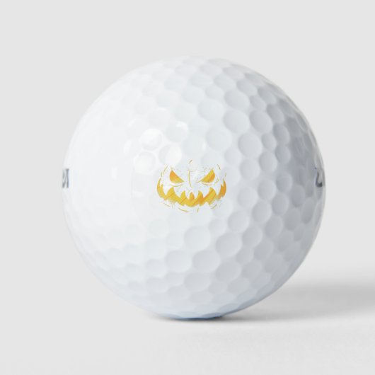 Pumpkin Face Golfball (Vorderseite)