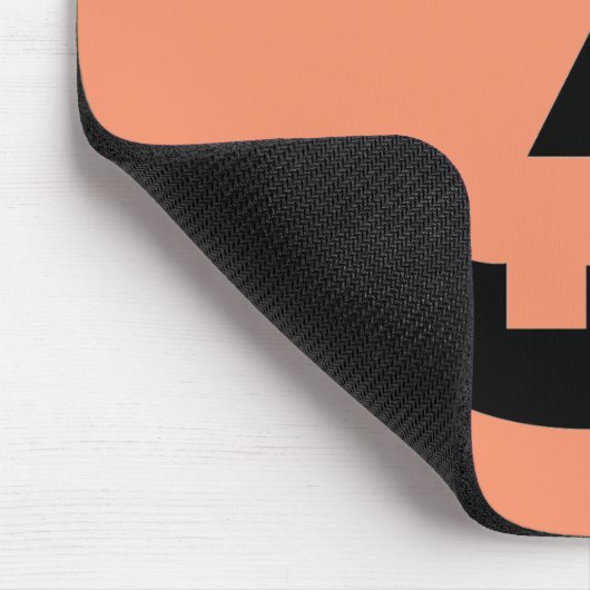 Pumpkin Face Halloween Mousepad (Ecke)