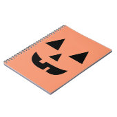 Pumpkin Face Halloween Notizblock (Linke Seite)
