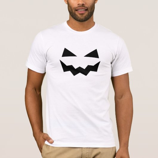 Pumpkin Face Halloween T-Shirt (Vorderseite)