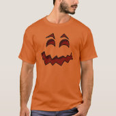 Pumpkin Face Halloween T-Shirt (Vorderseite)