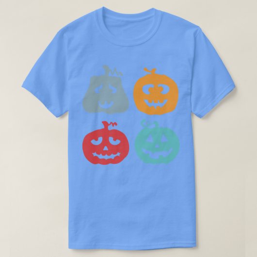 Pumpkin Face Lazy Halloween Kostüm Niedlicher Jack T-Shirt (Design vorne)