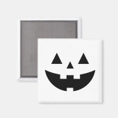 Pumpkin Face Magnet (Vorderseite/Rückseite)