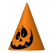Pumpkin Face Orange Halloween Partyhütchen (Links)