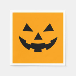 Pumpkin Face Party Napkins Serviette