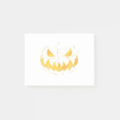 Pumpkin Face Post-it Klebezettel (Vorderseite)