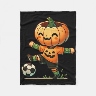 Pumpkin Face Soccer Halloween Costume Boys Kids To Fleecedecke