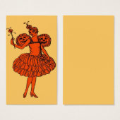 Pumpkin Fairy Halloween Lesezeichen oder Small Car (Vorne & Hinten)