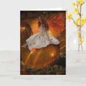 Pumpkin Fairy Princess Karte (Gelbe Blume)