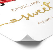 Pumpkin Fall Babies sind süße Zeichen Poster (Ecke)