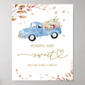 Pumpkin Fall Babies sind süße Zeichen Poster (Vorne)