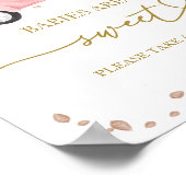 Pumpkin Fall Babies sind süße Zeichen Poster (Ecke)