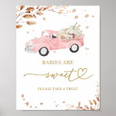 Pumpkin Fall Babies sind süße Zeichen Poster (Vorne)