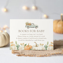 Pumpkin Fall Baby Duschbücher für Baby