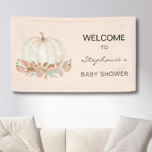 Pumpkin Fall Baby Dusche Banner
