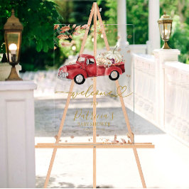 Pumpkin Fall Baby Dusche Begrüßungszeichen Acrylschild