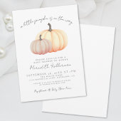 Pumpkin Fall Baby Dusche Einladung