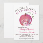 Pumpkin Fall Baby Dusche Einladung (Vorne/Hinten)