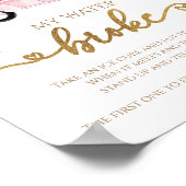 Pumpkin Fall Baby Dusche Mein Wasser Broke Spiel S Poster (Ecke)