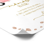 Pumpkin Fall Baby Dusche MOMosa Bar Sign Poster (Ecke)