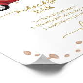 Pumpkin Fall Baby Dusche MOMosa Bar Sign Poster (Ecke)