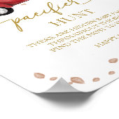 Pumpkin Fall Baby Dusche Schnuller Hunt Schild (Ecke)