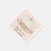 Pumpkin Fall Baby Dusche Serviette (Ecke)