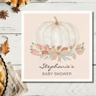 Pumpkin Fall Baby Dusche Serviette