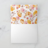 Pumpkin Fall Baby Dusche Vielen Dank Dankeskarte (Innenseite)