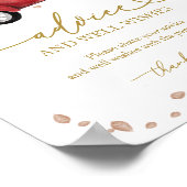 Pumpkin Fall Baby Duschhilfe & Wünsche Unterschrei Poster (Ecke)