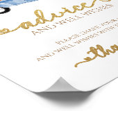 Pumpkin Fall Baby Duschhilfe & Wünsche Unterschrei Poster (Ecke)