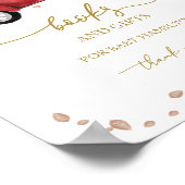 Pumpkin Fall Books für Babysignatur Poster (Ecke)