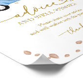 Pumpkin Fall Boy Babyduschberatung & Wünsche Unter Poster (Ecke)