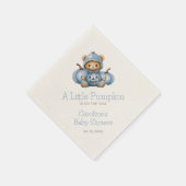 Pumpkin Fall Boy Dusche Geburtstag Serviette (Ecke)